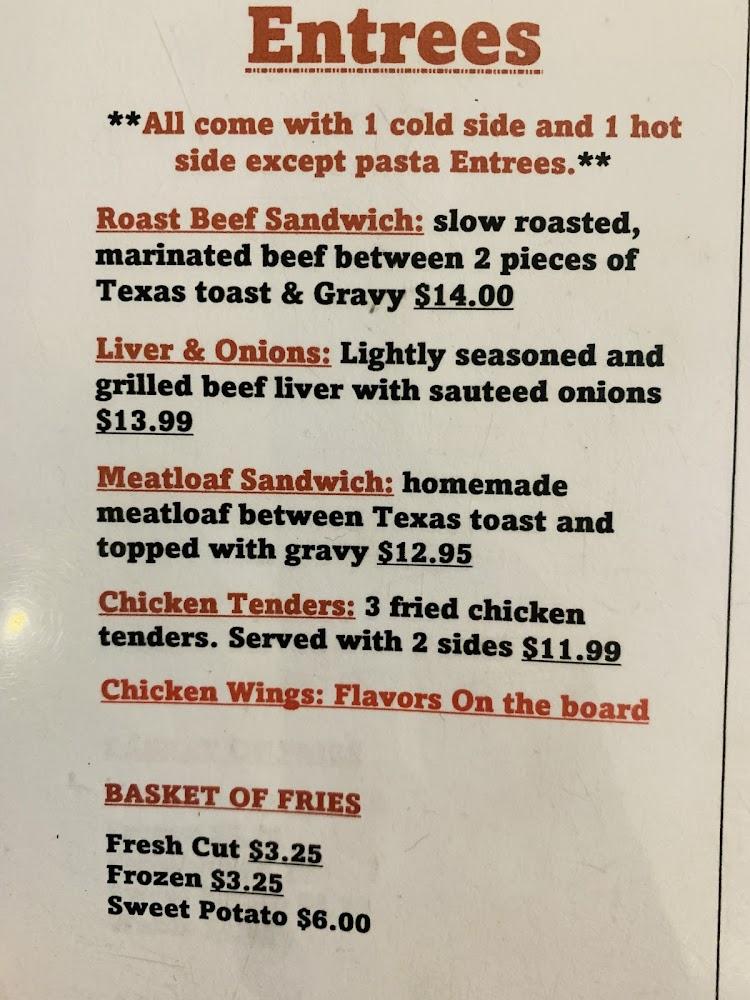 Casey's Restaurant & Lounge Menu image 3